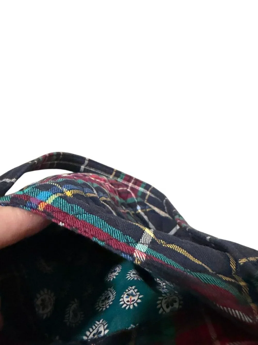 Vera Bradley Retired Tartan Plaid Glenna Satchel Shoulder Bag Purse - Picture 9 of 10